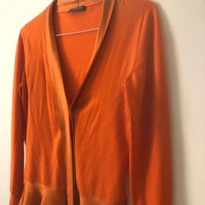 Alexander McQueen cardigan beautiful autumn orange
